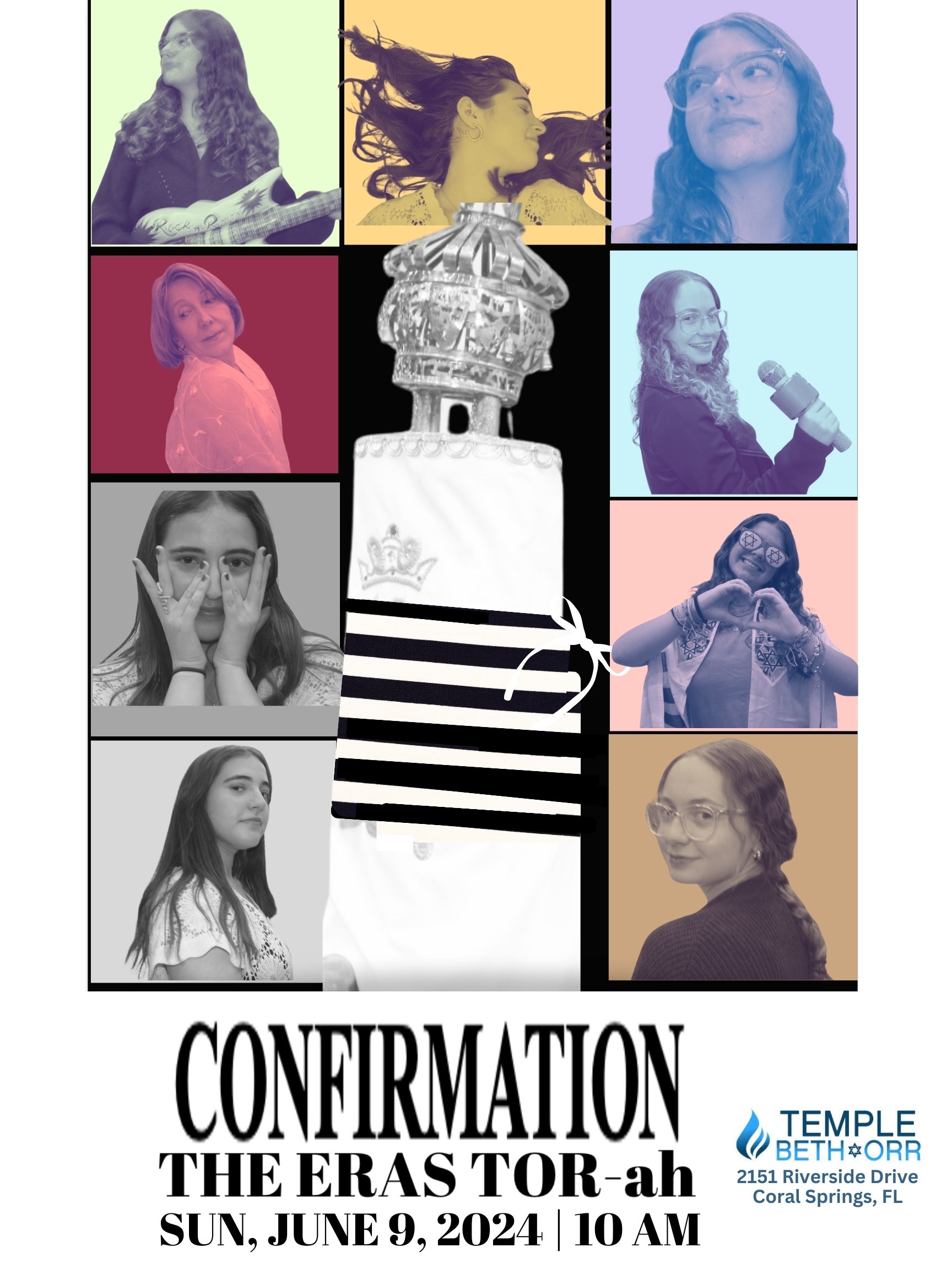 Come to our Confirmation Eras Tor-ah on June 9th!